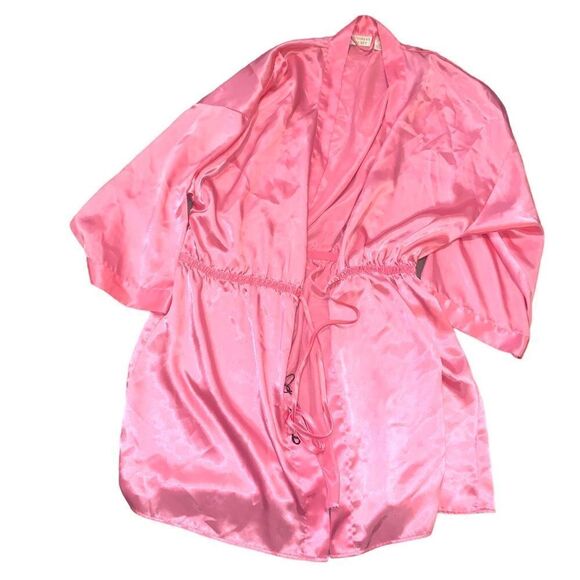 Victoria’s Secret Gold Label Vintage Pink Robe - Picture 1 of 3